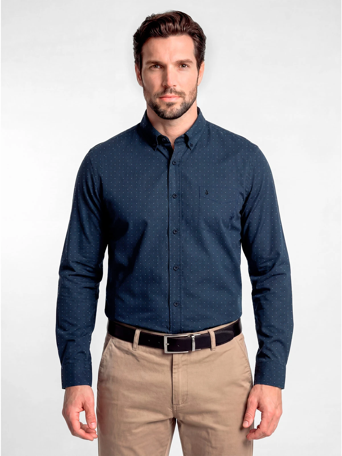 CAMISA MANGA LARGA HOMBRE JOHN HOLDEN CML200 - 1