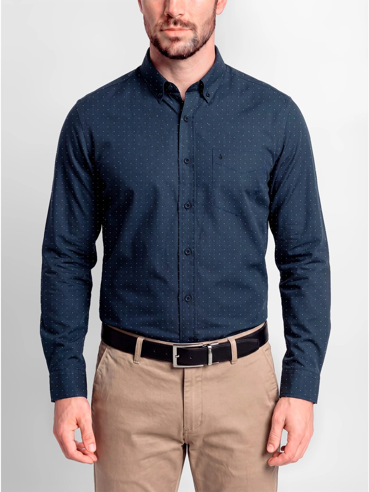 CAMISA MANGA LARGA HOMBRE JOHN HOLDEN CML200 - 3