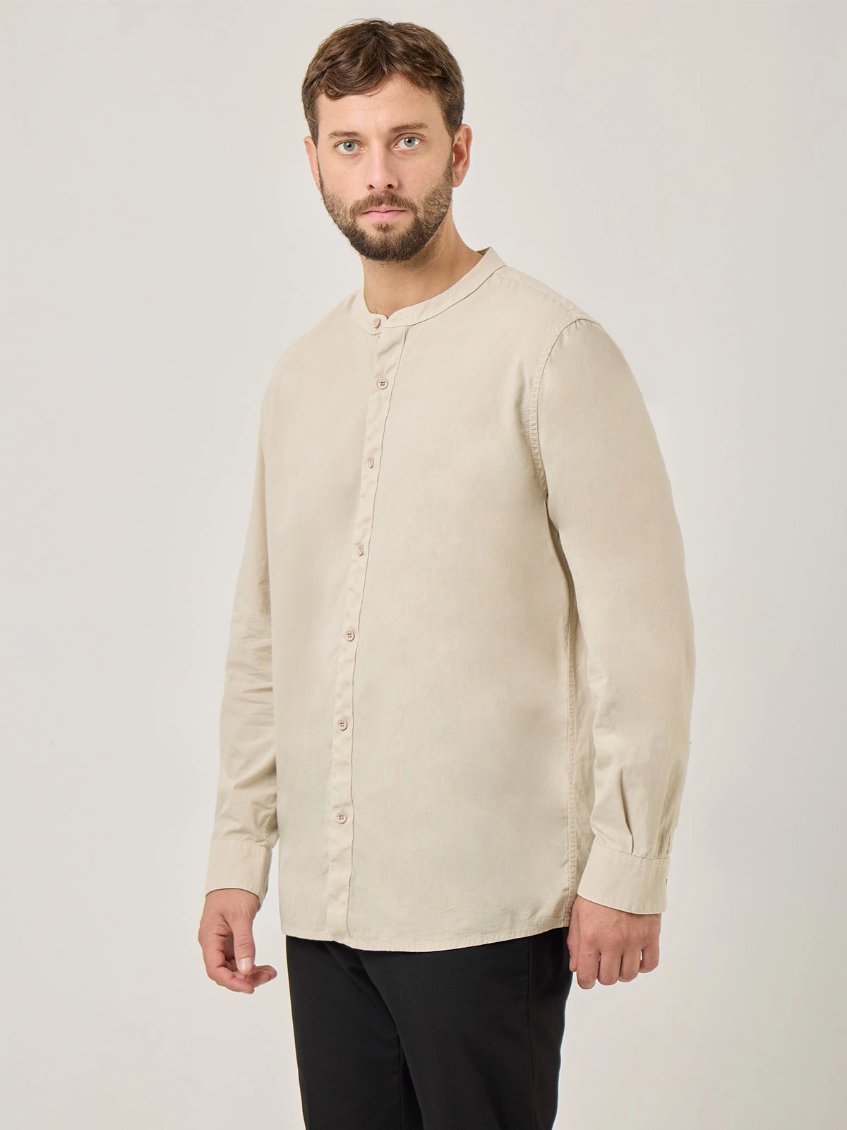 CAMISA MANGA LARGA HOMBRE KENNETH STEVENS MAO - 3