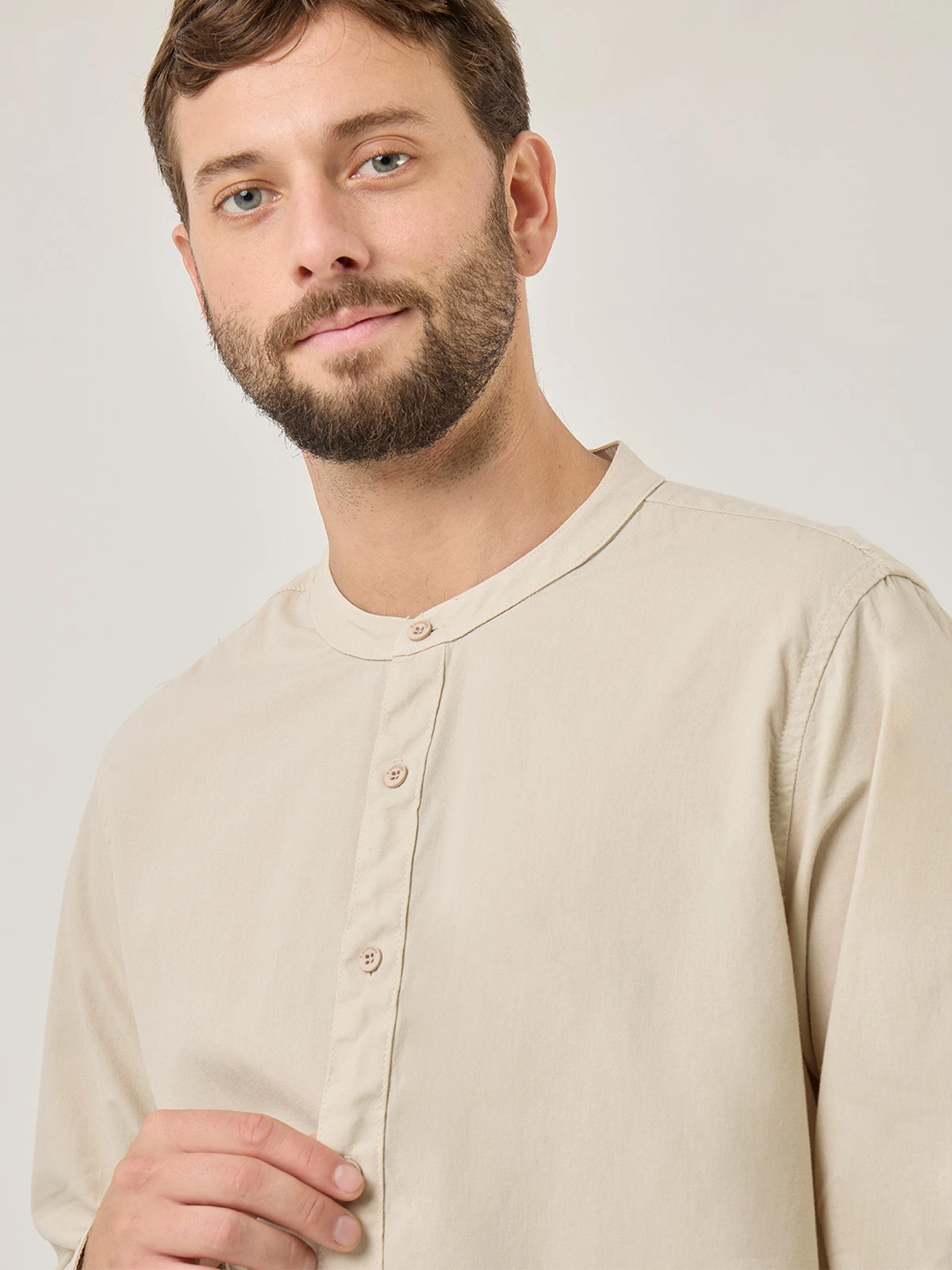 CAMISA MANGA LARGA HOMBRE KENNETH STEVENS MAO - 4