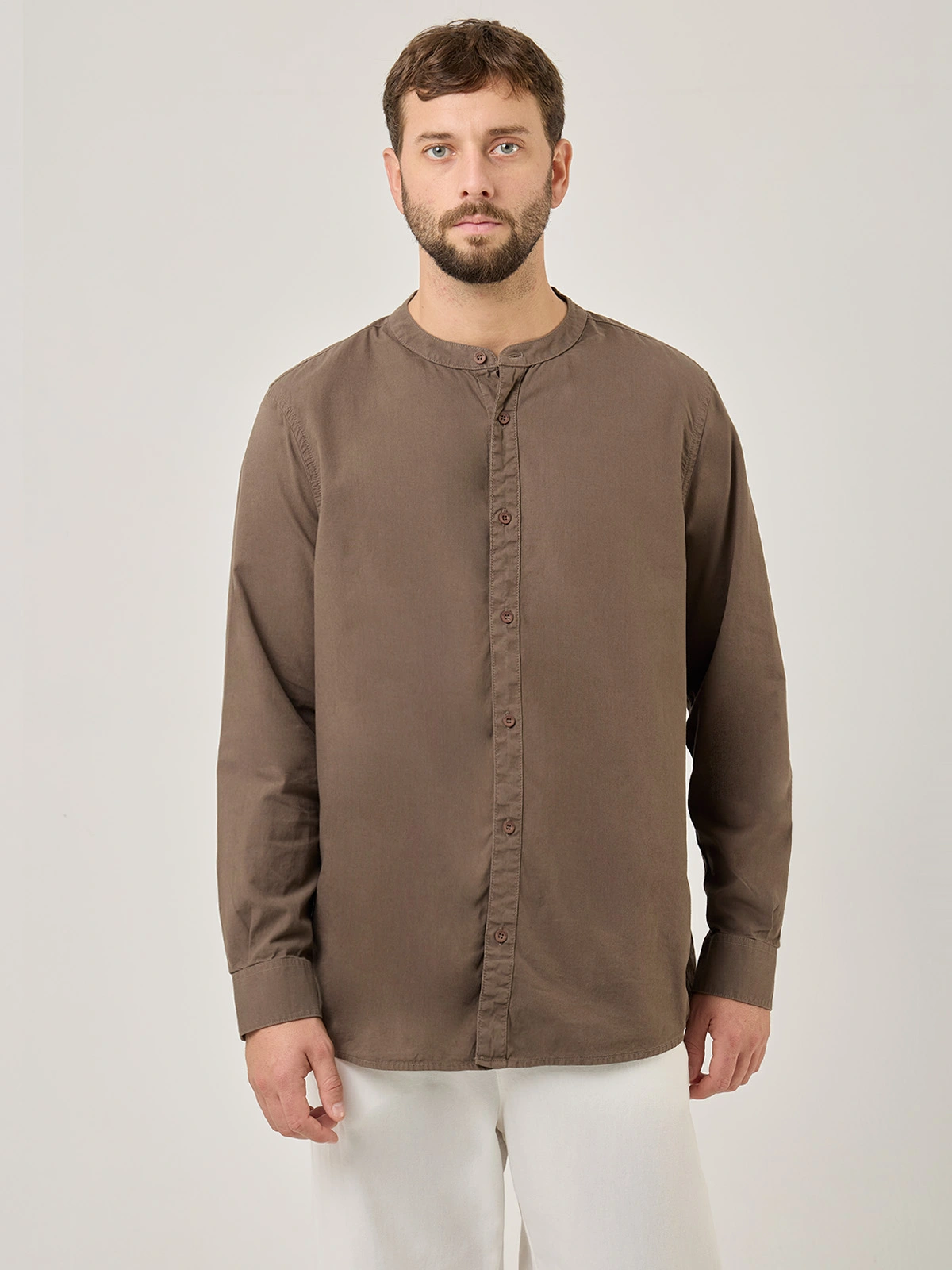 CAMISA MANGA LARGA HOMBRE KENNETH STEVENS MAO - 1