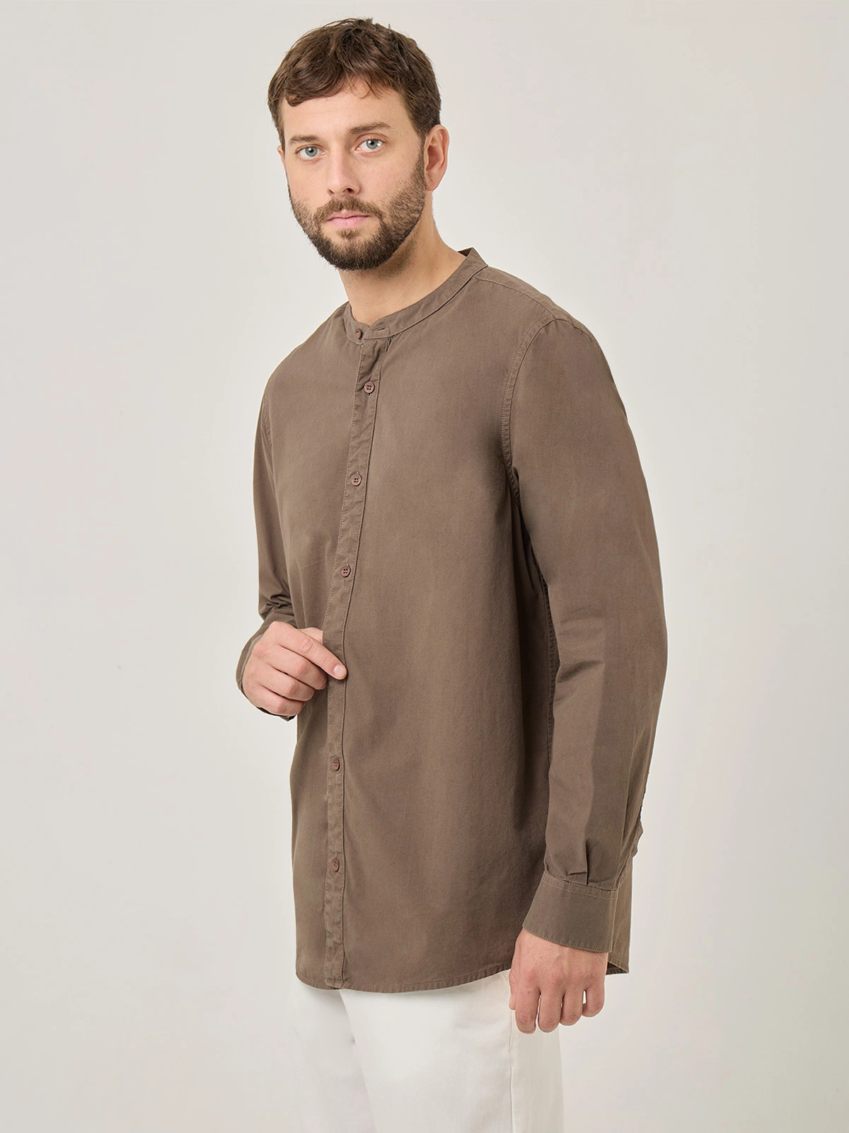CAMISA MANGA LARGA HOMBRE KENNETH STEVENS MAO - 3