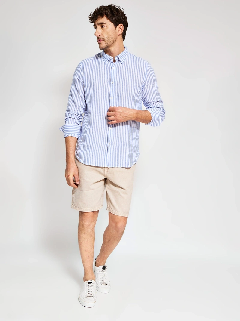 CAMISAS MANGA LARGA HOMBRE MARQUIS LINEAS - 4