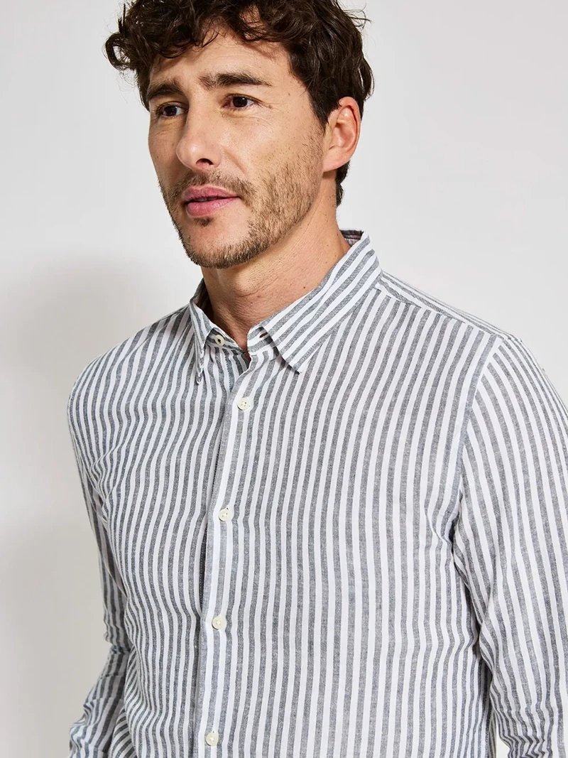 CAMISAS MANGA LARGA HOMBRE MARQUIS LINEAS - 3