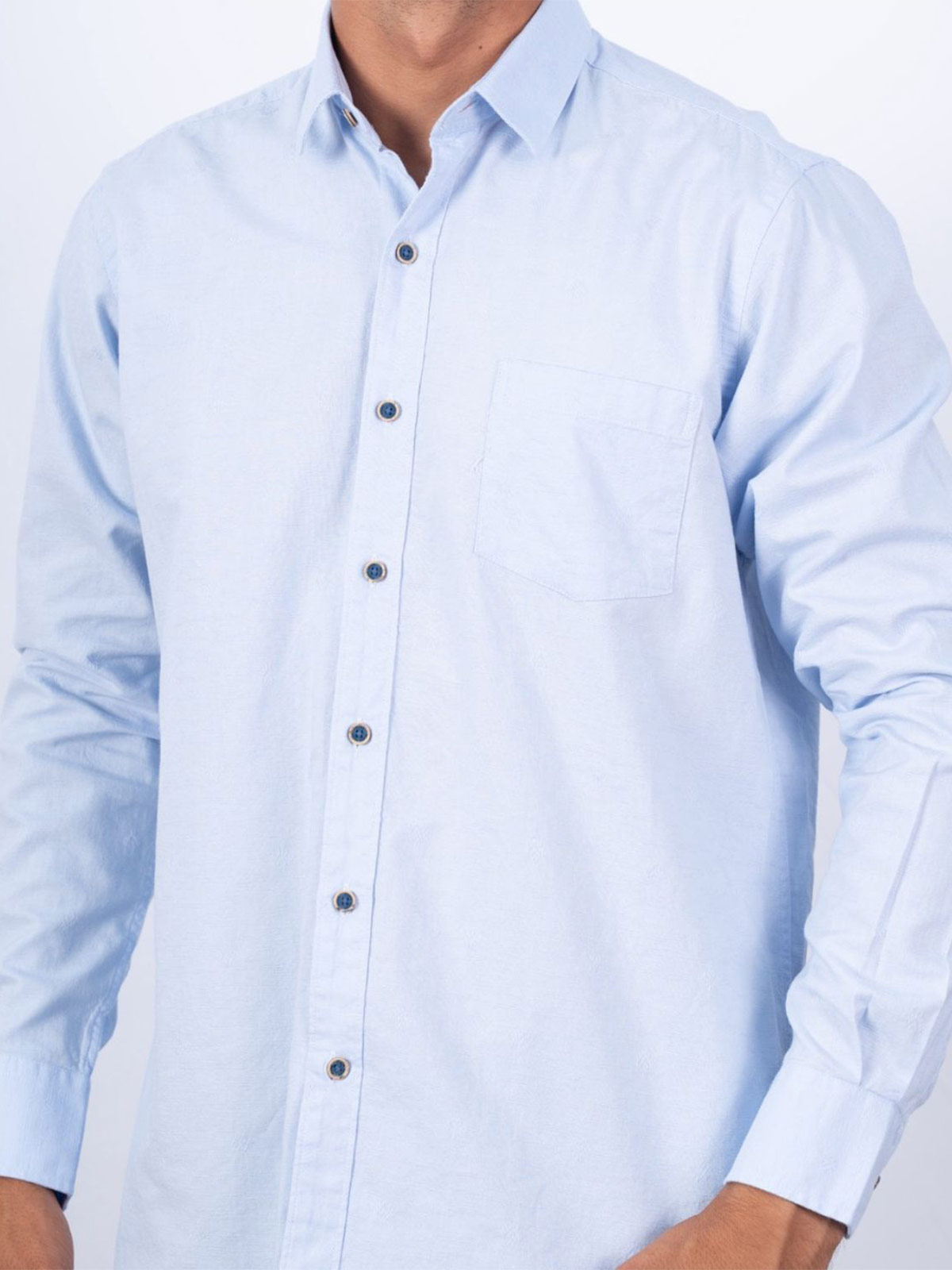 CAMISA MANGA LARGA LINO HOMBRE PIERRE CARDIN - 4