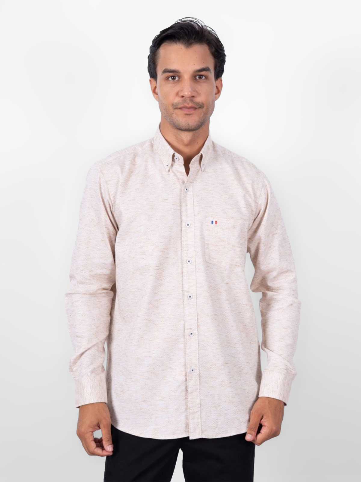 CAMISA MANGA LARGA HOMBRE PIERRE CARDIN - 1