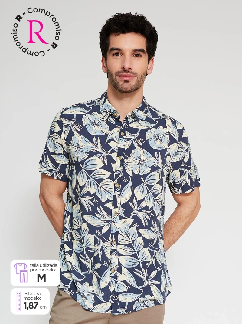 CAMISA MANGA CORTA HOMBRE NAVIGATA - 1