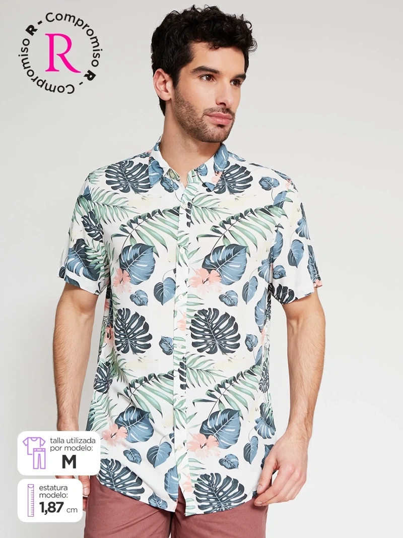 CAMISA MANGA CORTA HOMBRE NAVIGATA - 1