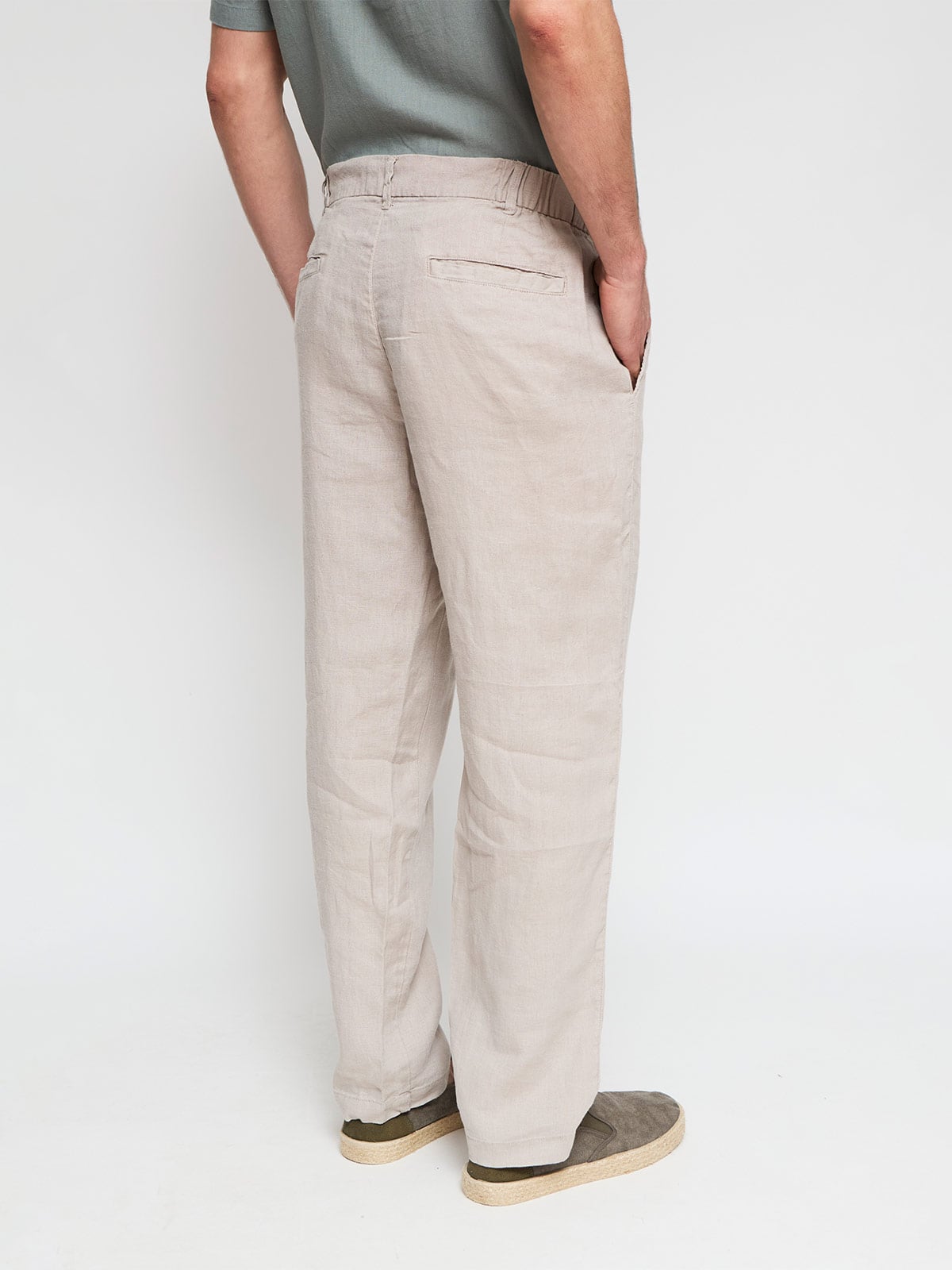 PANTALON LINO HOMBRE CACHAREL - 3