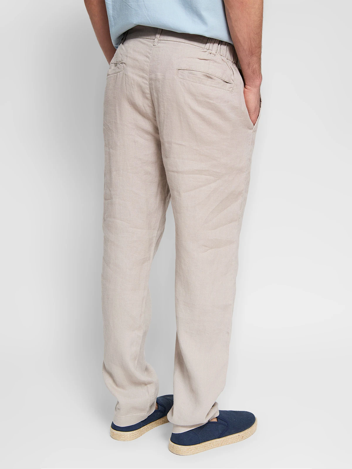 PANTALON LINO HOMBRE CACHAREL - 3