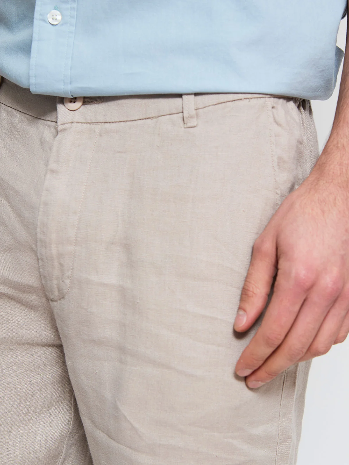 PANTALON LINO HOMBRE CACHAREL - 4