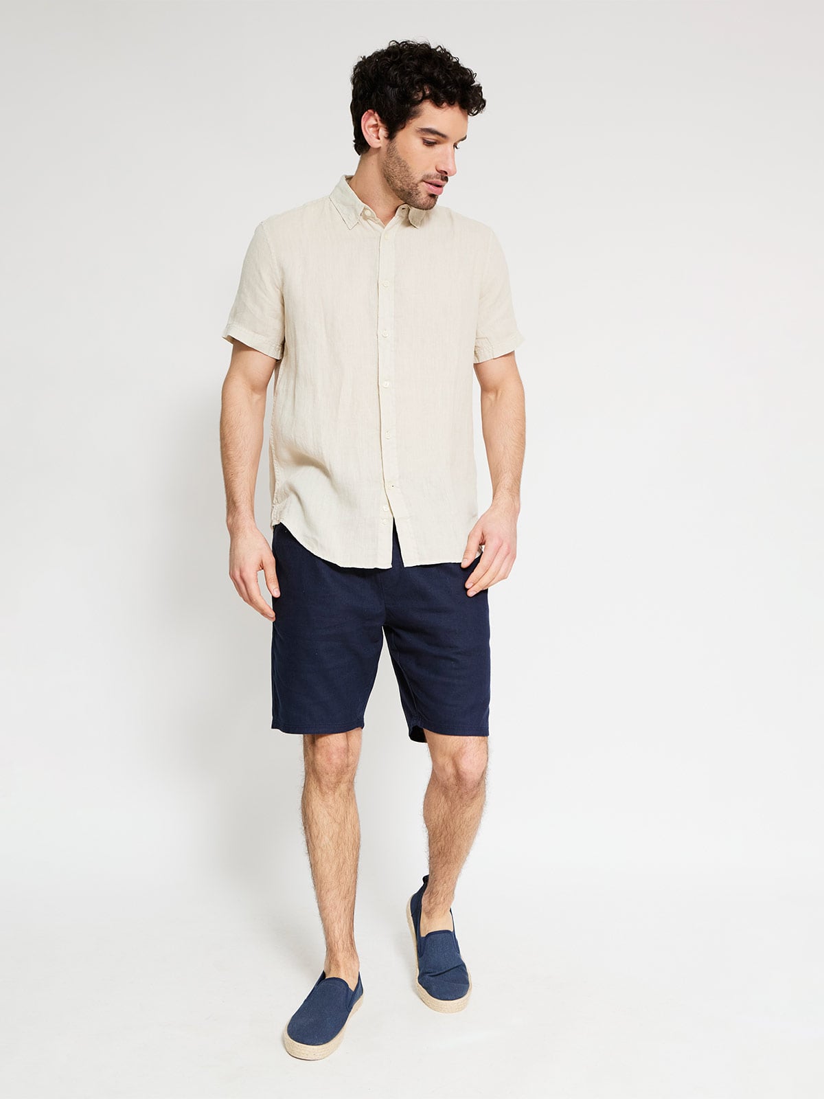 CAMISA MANGA LARGA LINO HOMBRE CACHAREL ELAIN - 4