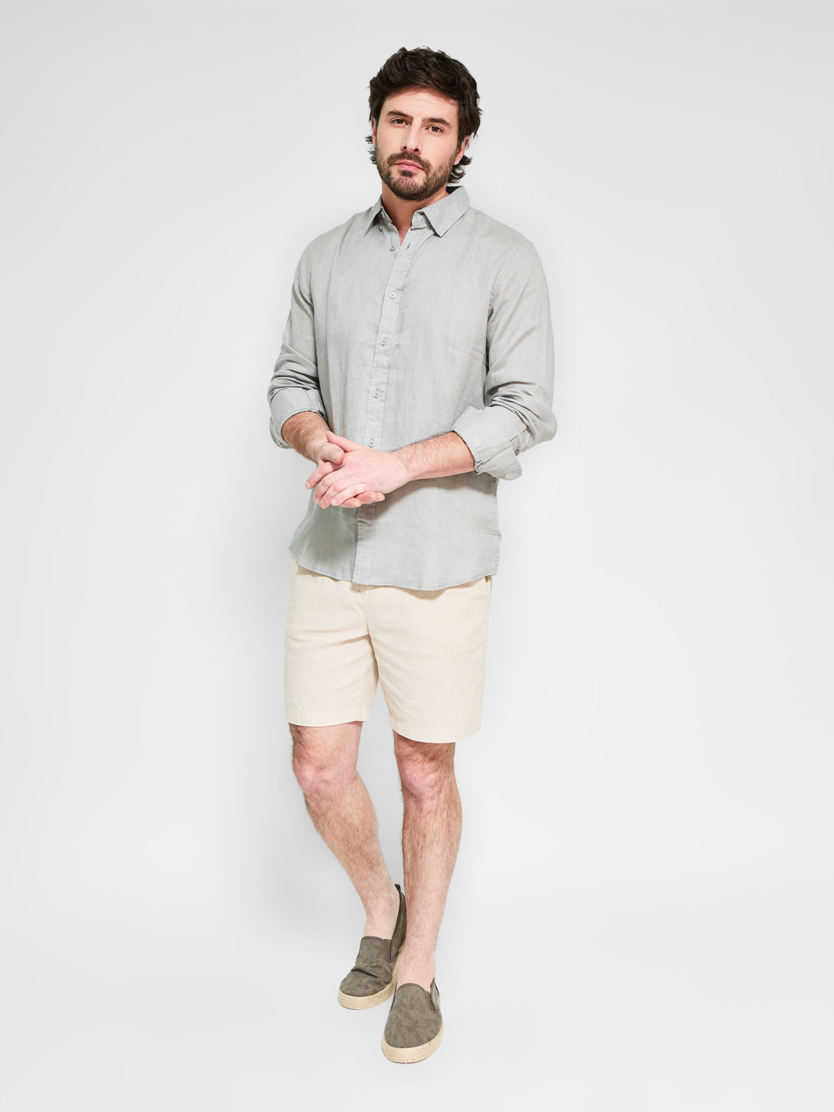 CAMISA MANGA LARGA LINO HOMBRE CACHAREL - 4