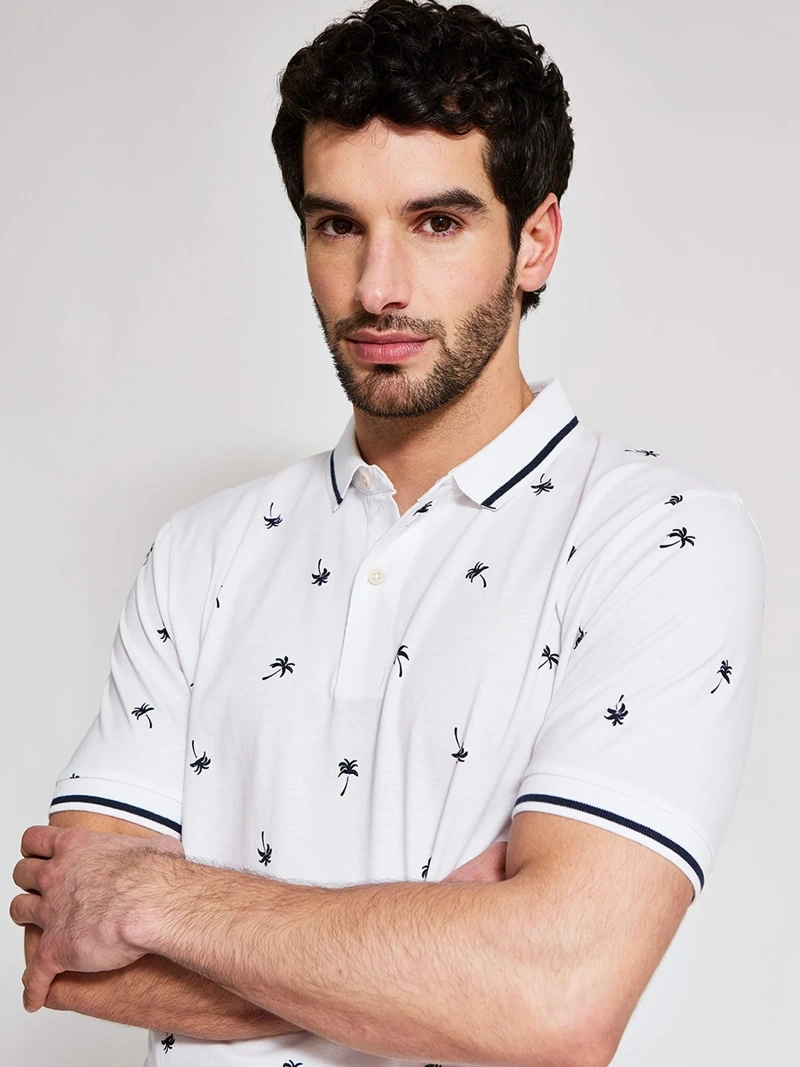 POLO MANGA CORTA ALGODÓN HOMBRE KENNETH STEVENS - 3