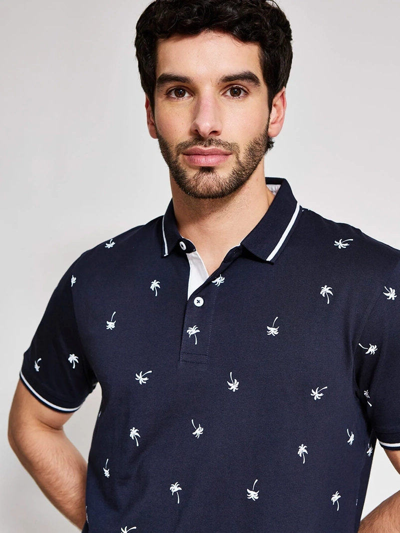 POLO MANGA CORTA ALGODÓN HOMBRE KENNETH STEVENS - 3