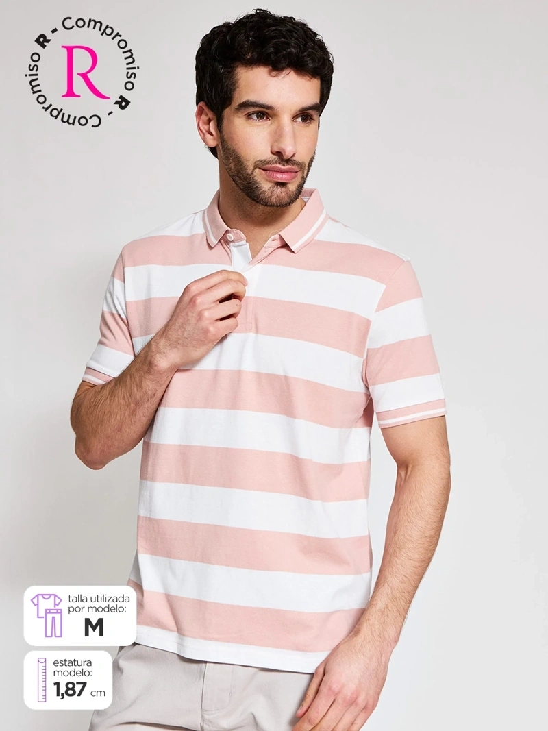 POLO MANGA CORTA ALGODÓN HOMBRE KENNETH STEVENS - 1
