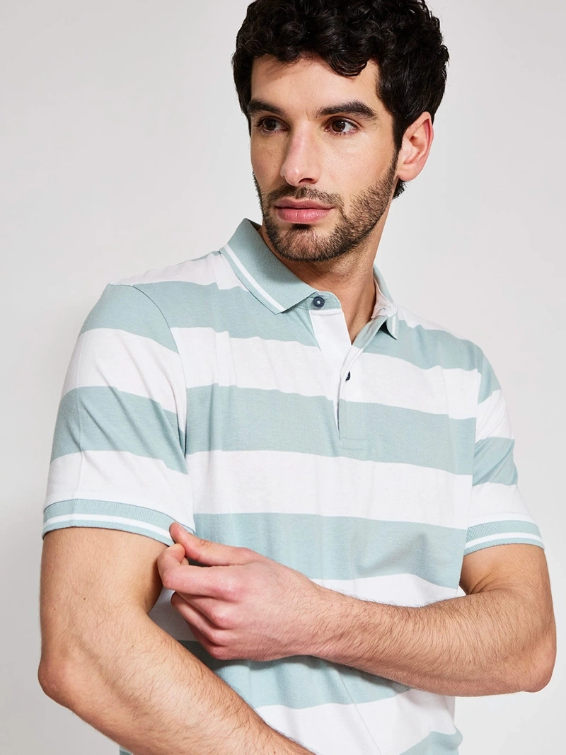 POLO MANGA CORTA ALGODÓN HOMBRE KENNETH STEVENS - 3