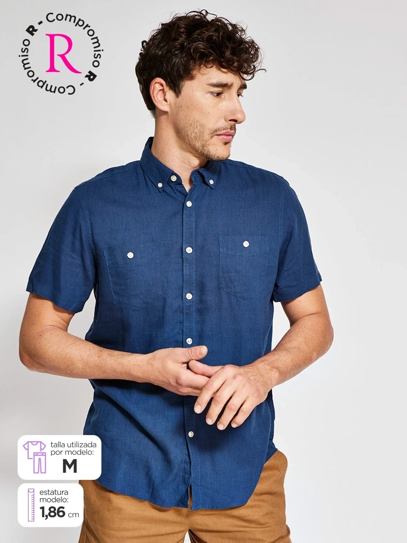 CAMISA MANGA CORTA HOMBRE NAVIGATA - 1