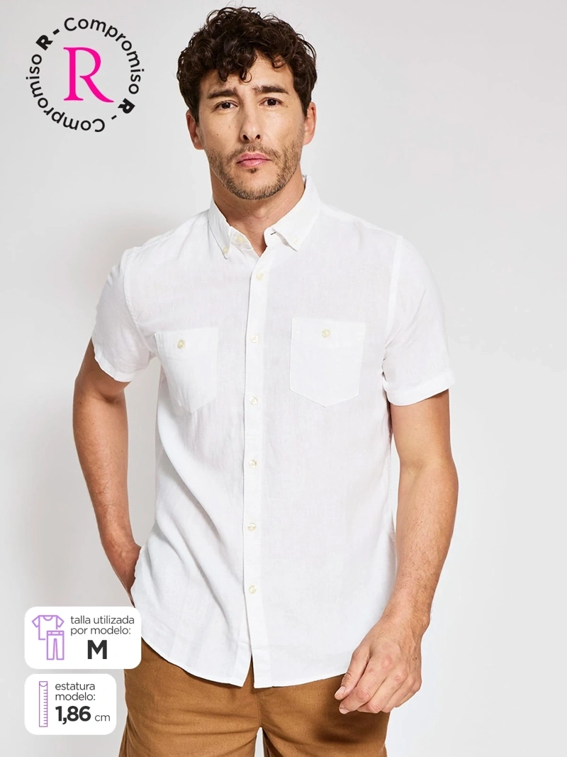 CAMISA MANGA CORTA HOMBRE NAVIGATA - 1