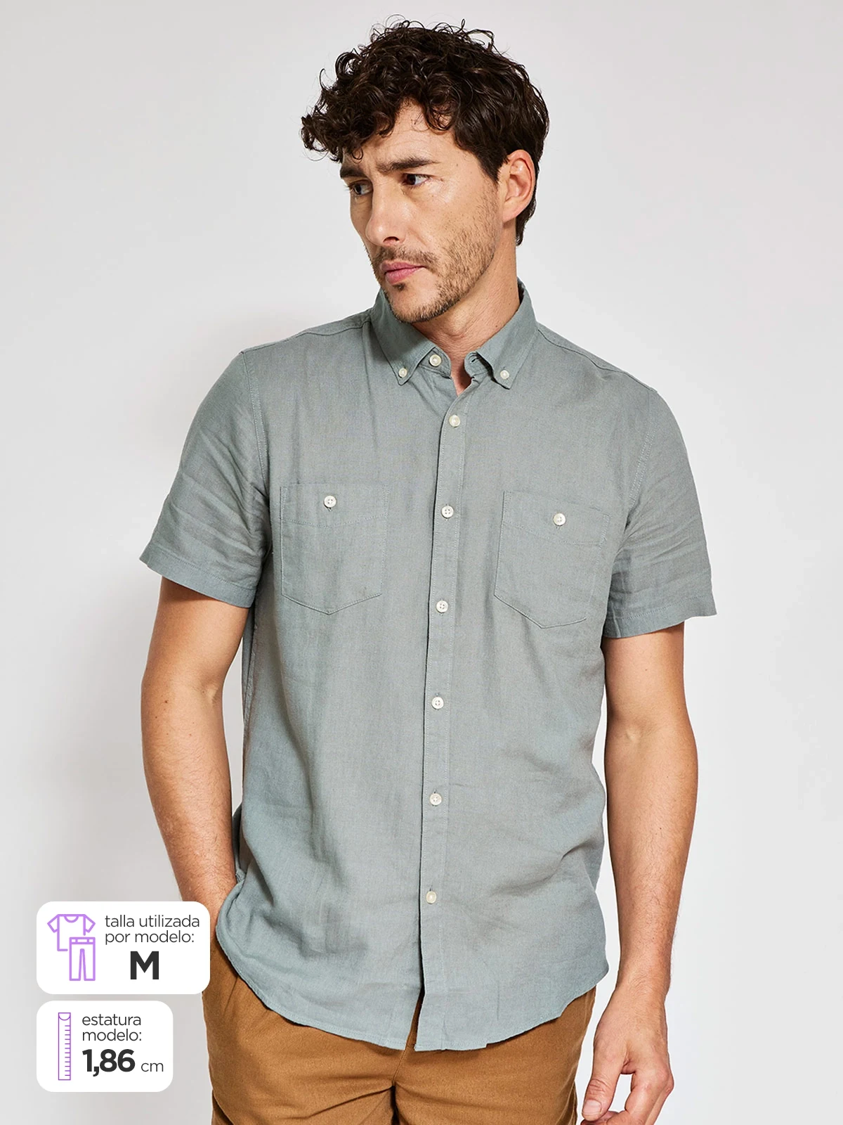 CAMISA MANGA CORTA HOMBRE NAVIGATA - 1