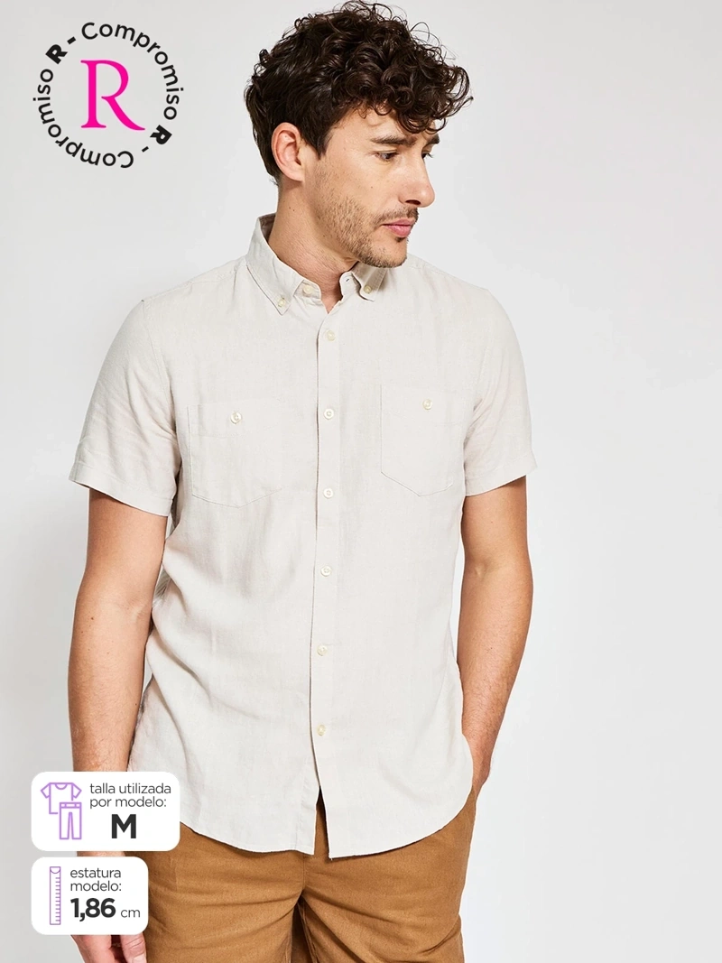 CAMISA MANGA CORTA HOMBRE NAVIGATA - 1