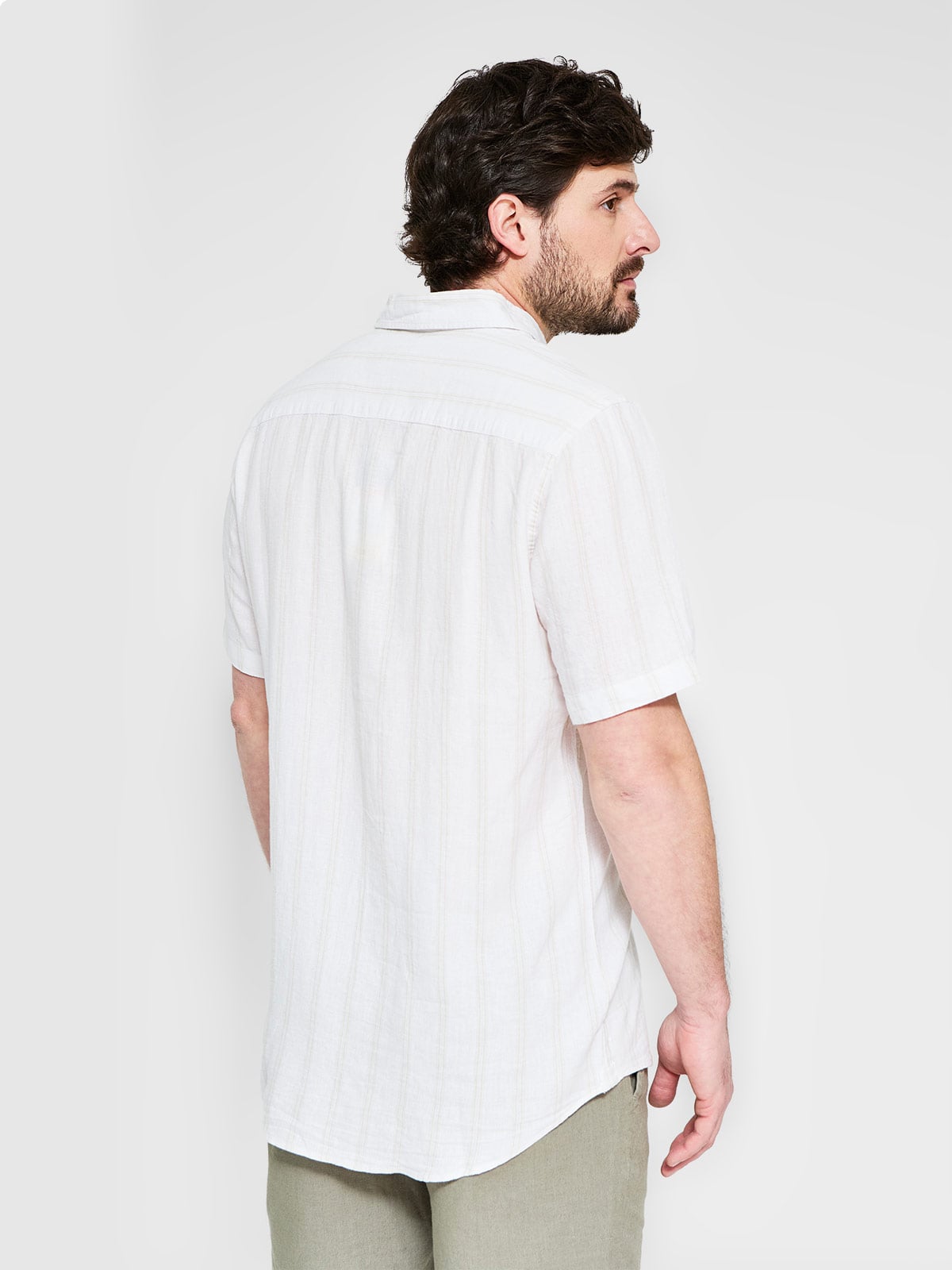CAMISA MANGA CORTA ALGODÓN HOMBRE NAVIGATA - 2