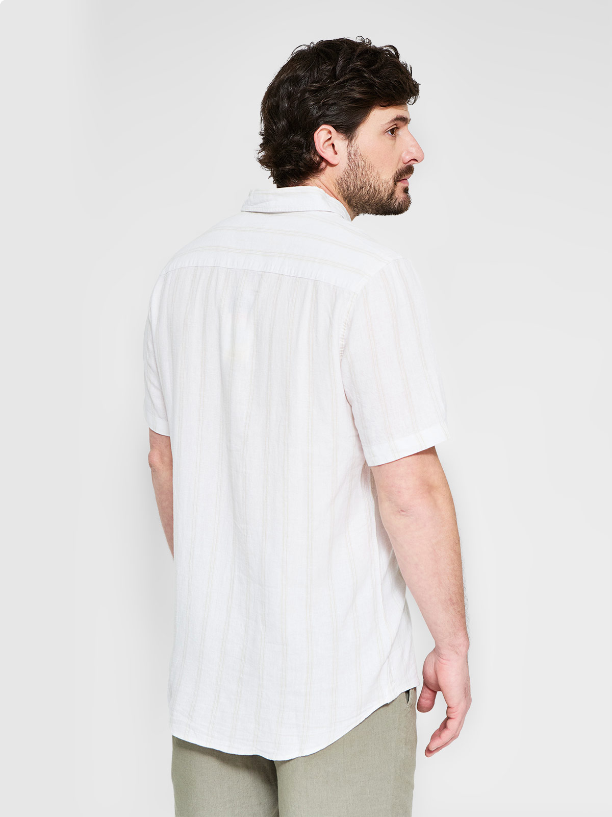 CAMISA MANGA CORTA ALGODÓN HOMBRE NAVIGATA - 2