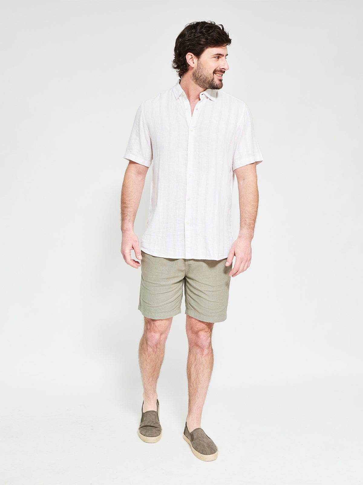 CAMISA MANGA CORTA ALGODÓN HOMBRE NAVIGATA - 4