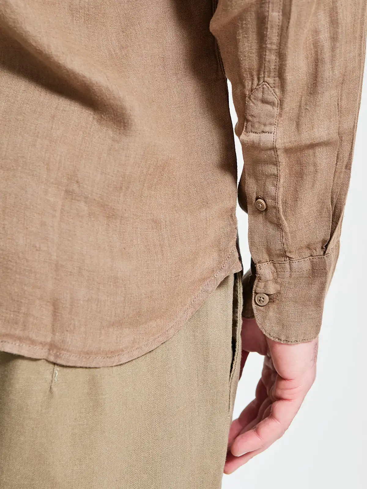 CAMISA MANGA LARGA LINO HOMBRE MARQUIS - 3