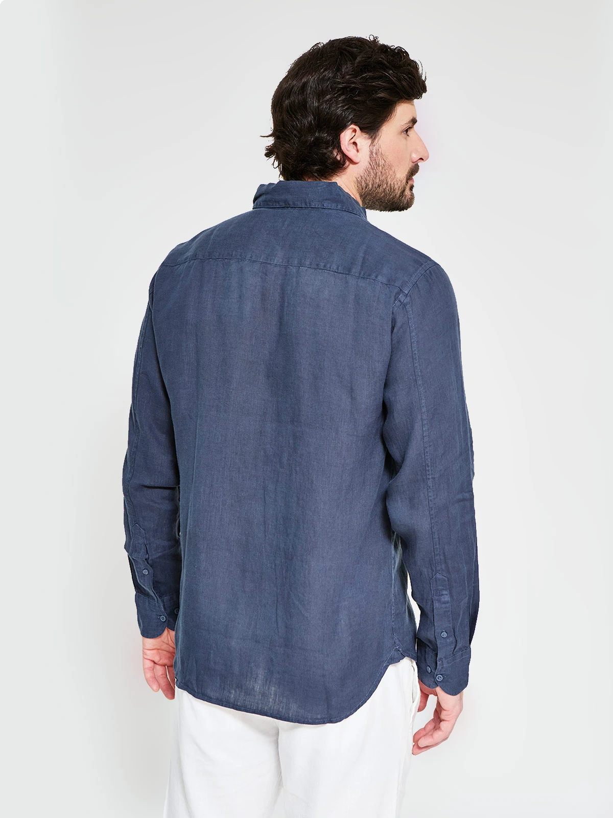 CAMISA MANGA LARGA LINO HOMBRE MARQUIS - 2