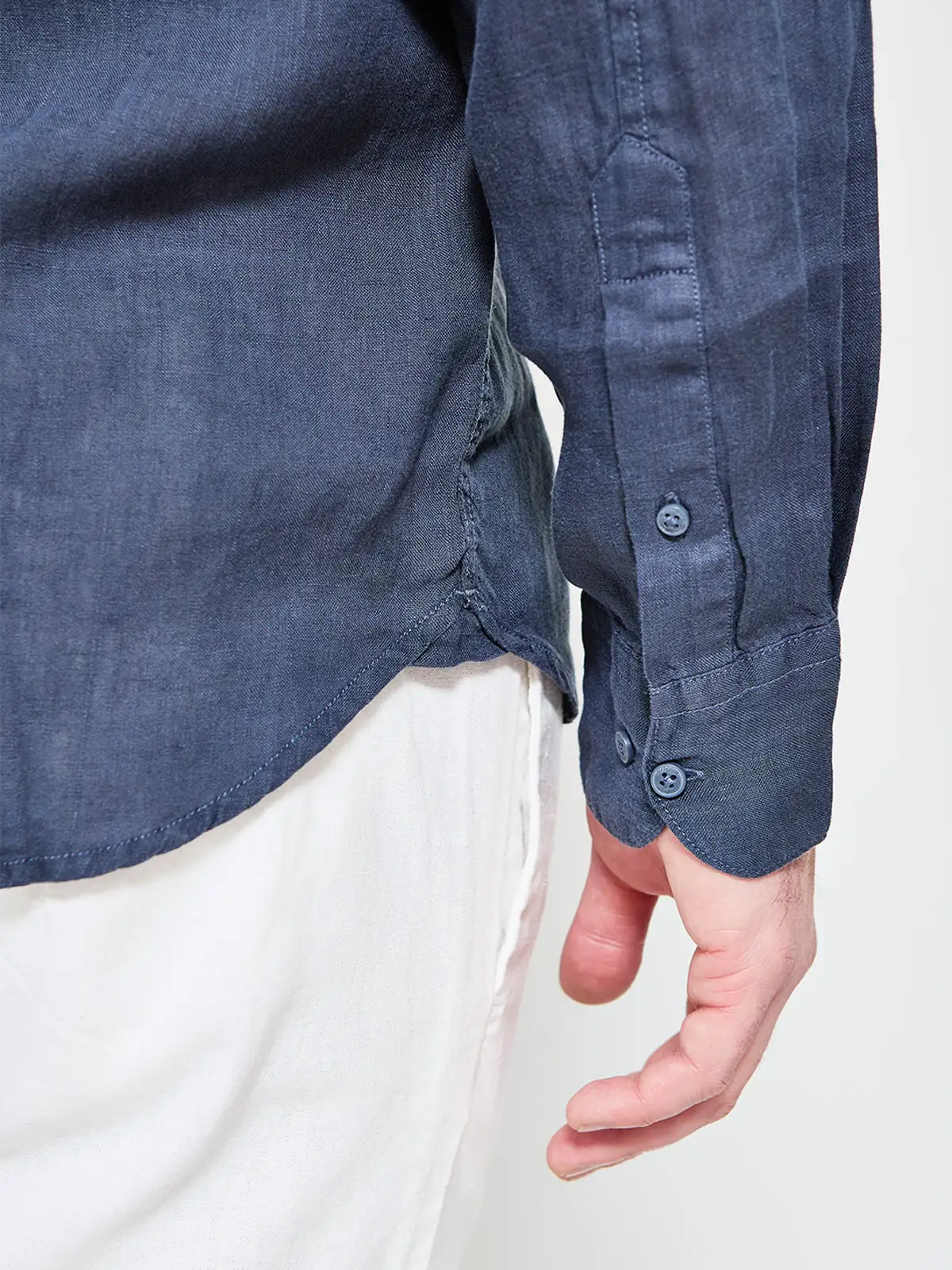 CAMISA MANGA LARGA LINO HOMBRE MARQUIS - 3