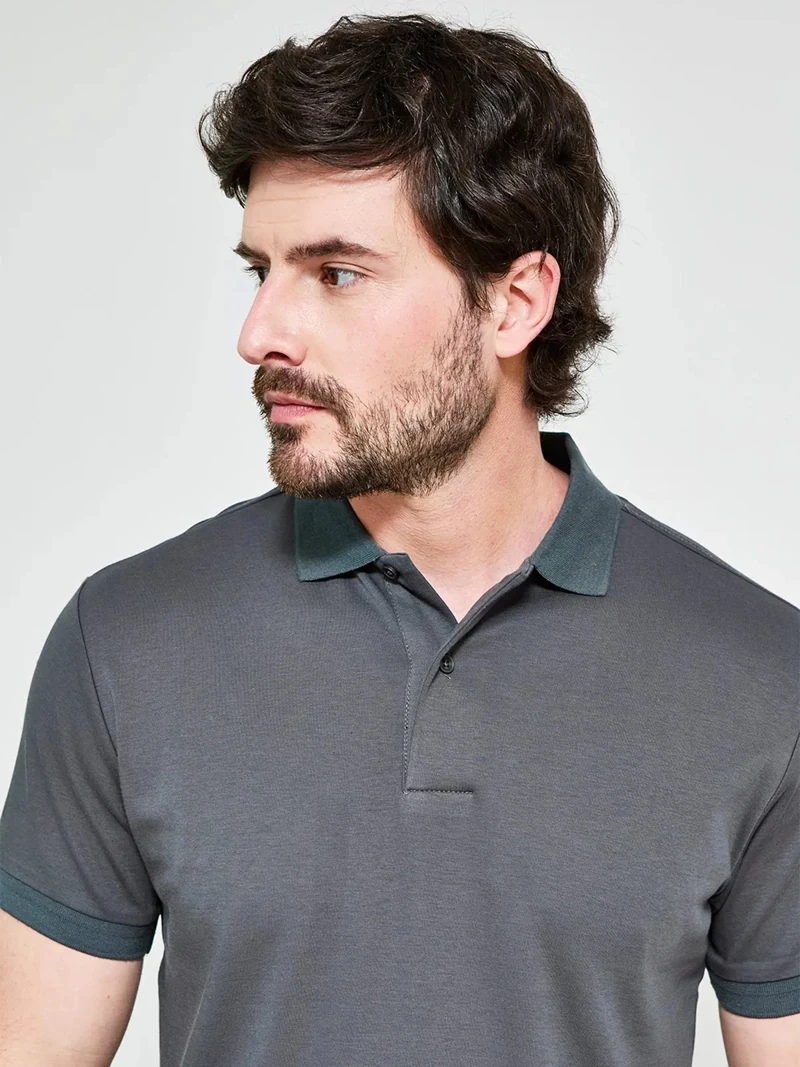 POLO MANGA CORTA ALGODON HOMBRE CACHAREL - 3