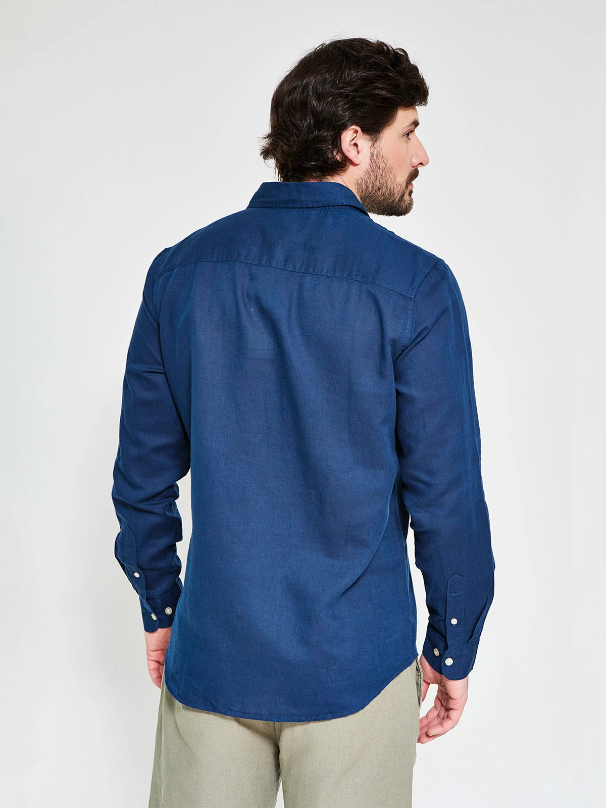 CAMISA MANGA LARGA ALGODÓN HOMBRE NAVIGATA - 2
