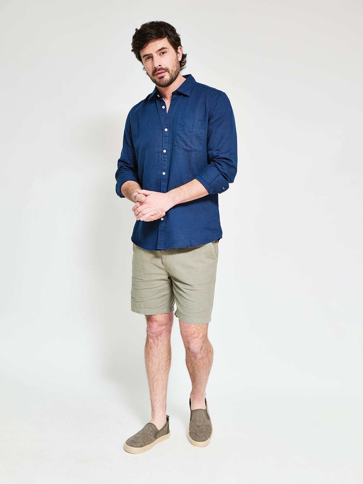 CAMISA MANGA LARGA ALGODÓN HOMBRE NAVIGATA - 4