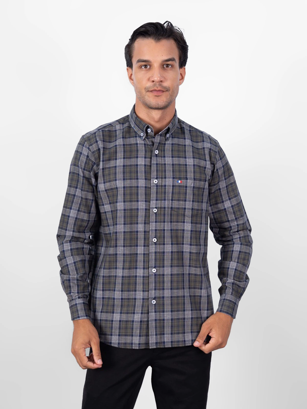 CAMISA MANGA LARGA HOMBRE PIERRE CARDIN - 1