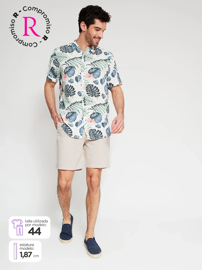 SHORTS ALGODÓN HOMBRE NAVIGATA - 1