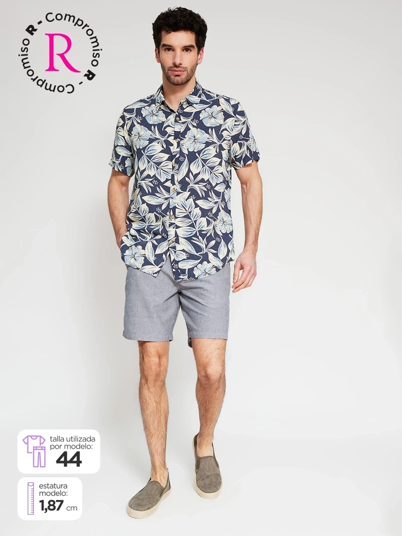 SHORTS ALGODÓN HOMBRE NAVIGATA - 1