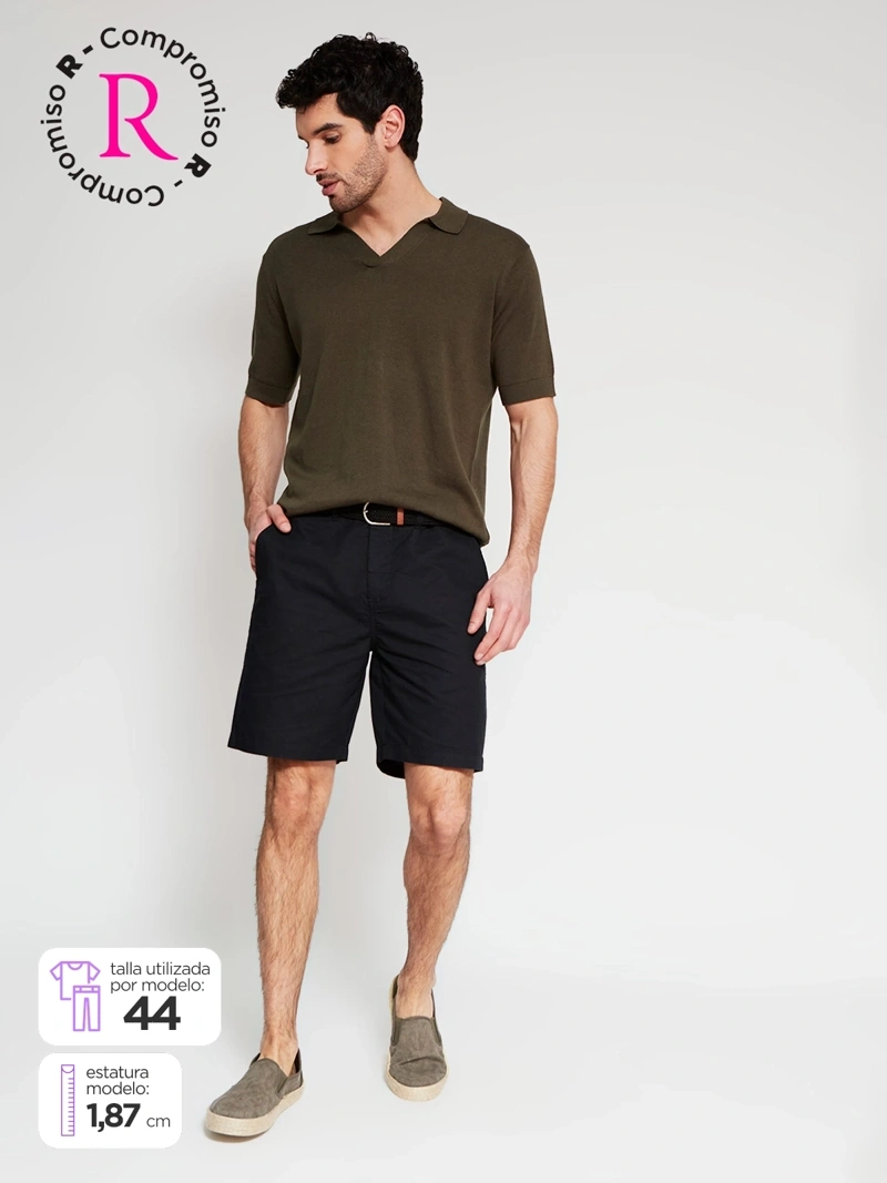 SHORTS ALGODÓN HOMBRE NAVIGATA - 1