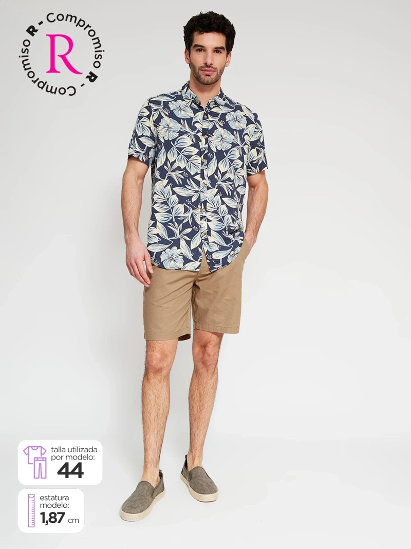SHORTS ALGODÓN HOMBRE NAVIGATA - 1