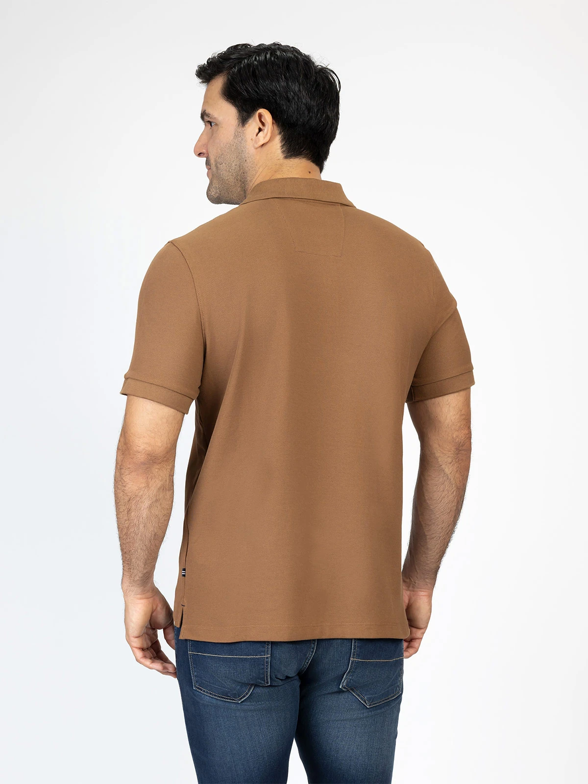 POLO MANGA CORTA HOMBRE NAUTICA CHOCOLATE K17000-2LC - 2