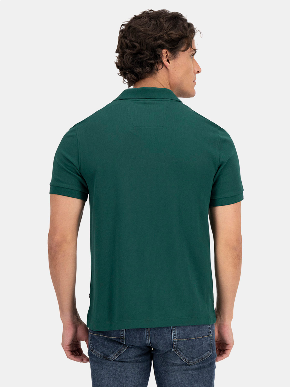 POLO MANGA CORTA HOMBRE NAUTICA VERDE OSCURO K17000-3UE - 2