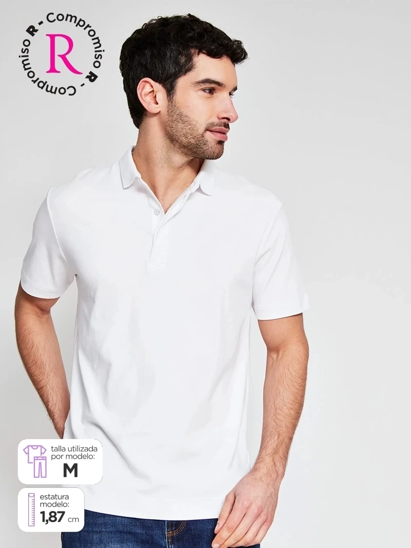 POLO MANGA CORTA ALGODÓN HOMBRE MARQUIS - 1