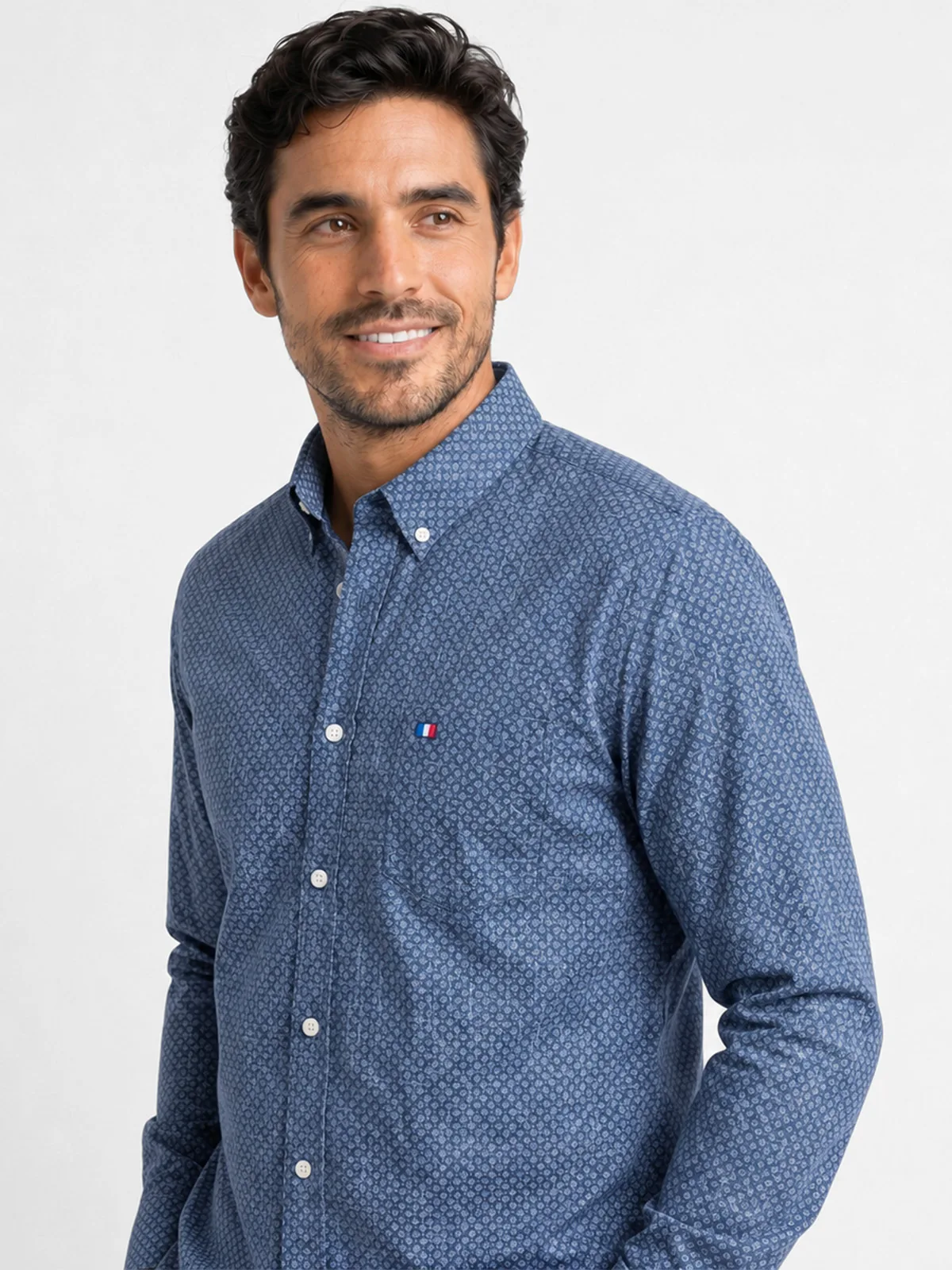 CAMISA MANGA LARGA HOMBRE PIERRE CARDIN ESTAMPADA - 3