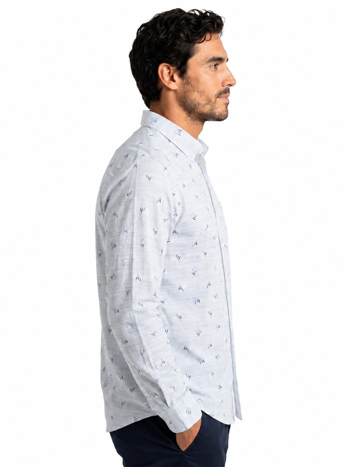 CAMISA MANGA LARGA HOMBRE PIERRE CARDIN ESTAMPADA - 3
