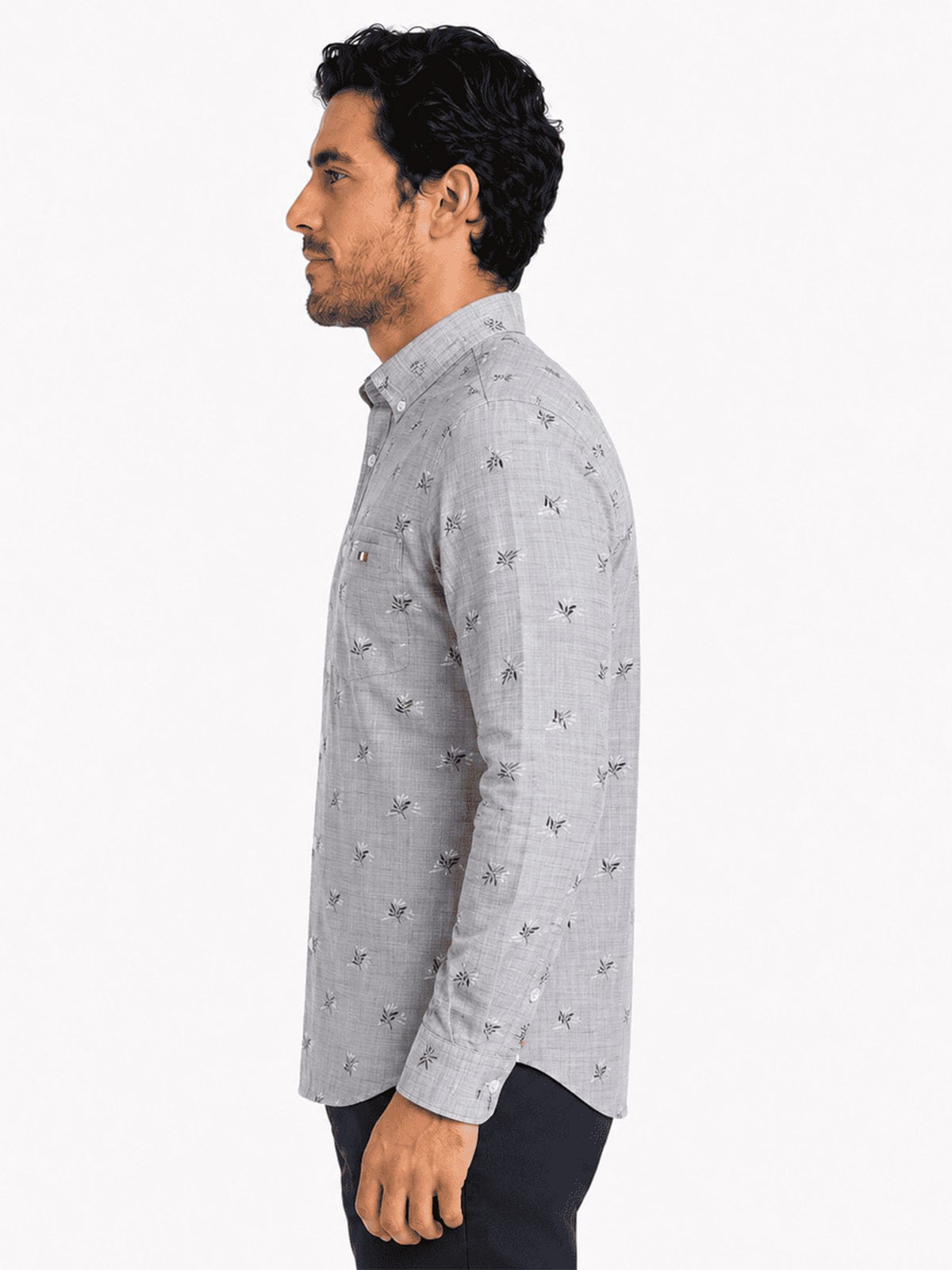 CAMISA MANGA LARGA HOMBRE PIERRE CARDIN ESTAMPADA - 3
