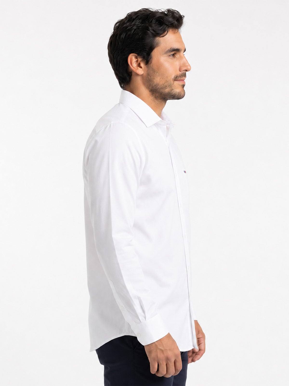 CAMISA MANGA LARGA HOMBRE PIERRE CARDIN TESSUTO MADE IN ITALY - 3