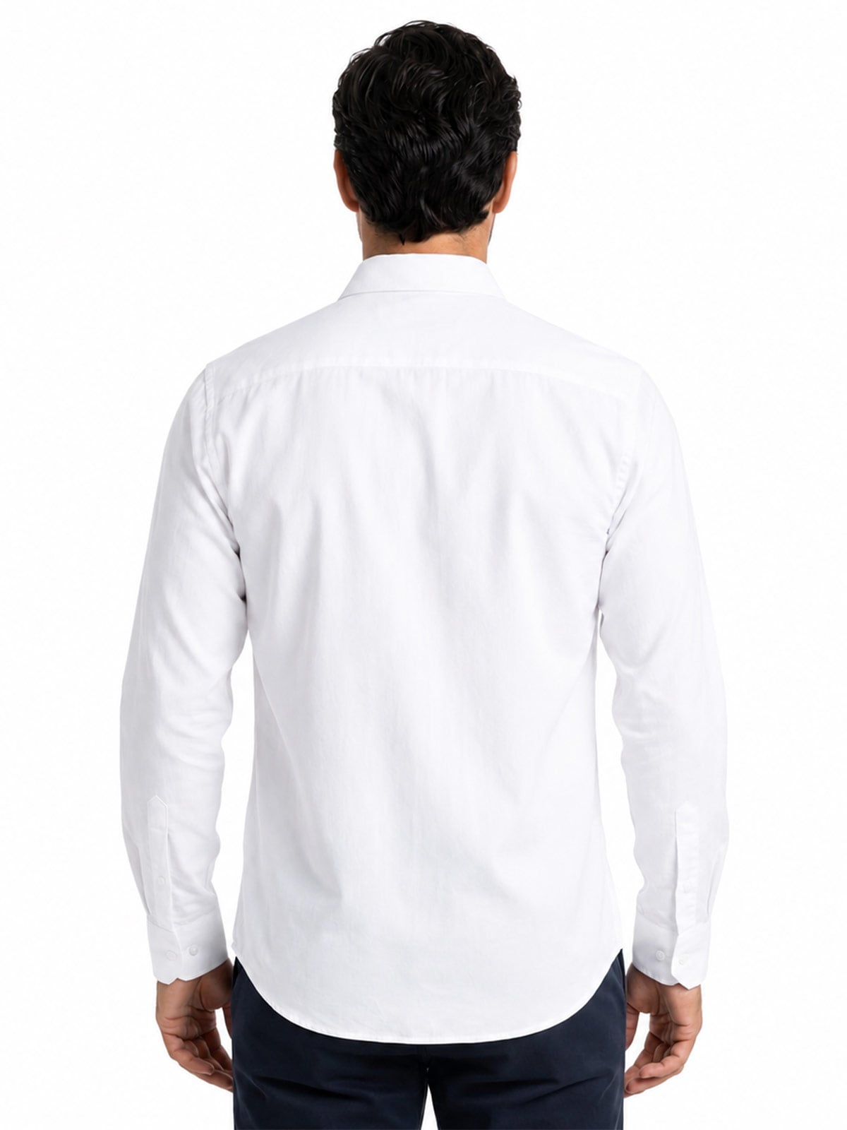 CAMISA MANGA LARGA HOMBRE PIERRE CARDIN TESSUTO MADE IN ITALY - 2
