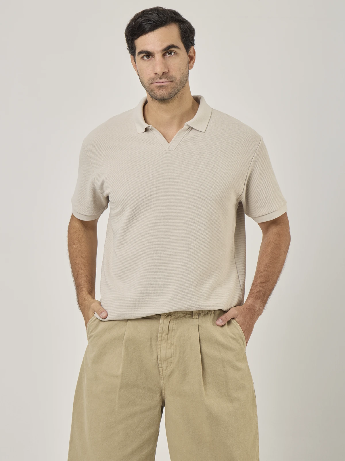 POLO MANGA CORTA TEJIDO RELAXED FIT HOMBRE MARQUIS - 1
