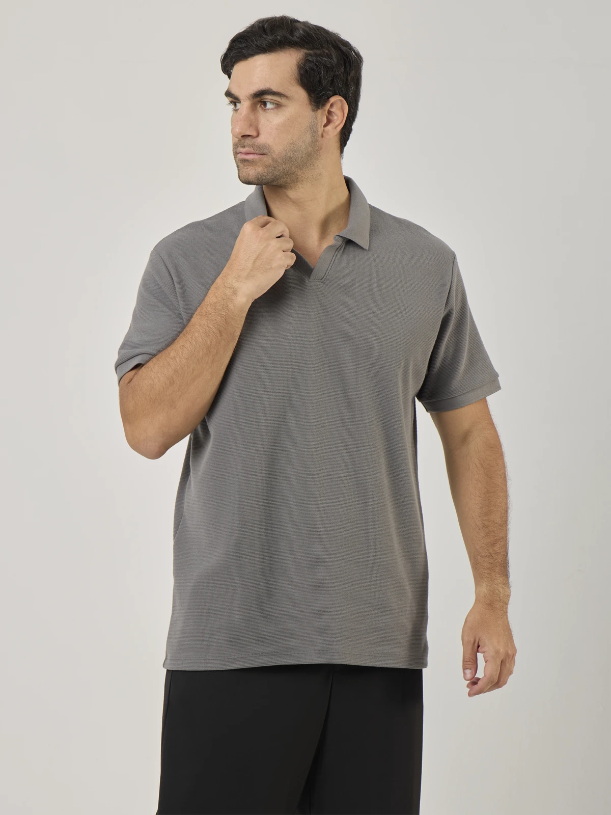 POLO MANGA CORTA TEJIDO RELAXED FIT HOMBRE MARQUIS - 1