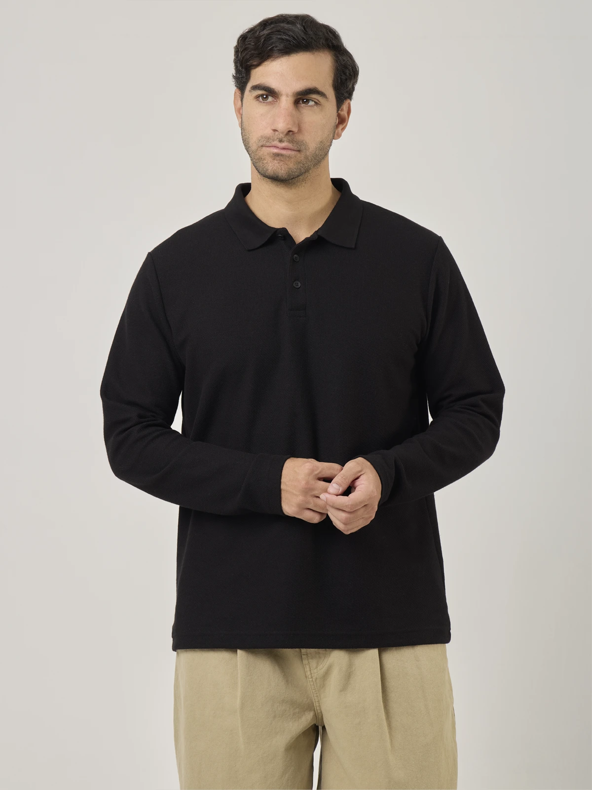 POLO MANGA LARGA HOMBRE MARQUIS  - 1